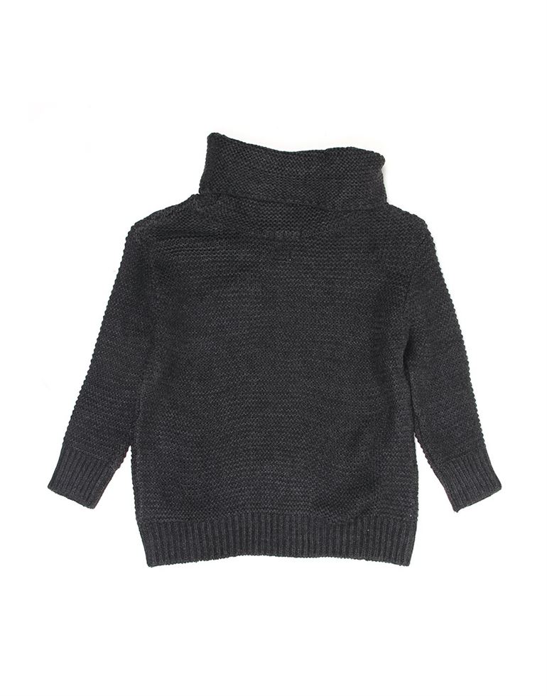 Pepe Jeans Girls Solid Black Sweater